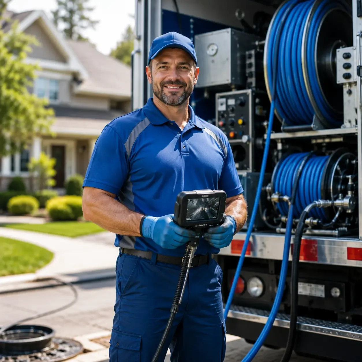 Local outdoor drain cleaning specialists in Luna Pier, MI